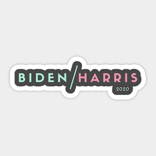 Biden Harris 2020 AKA BH2020 Pink + Green Sticker